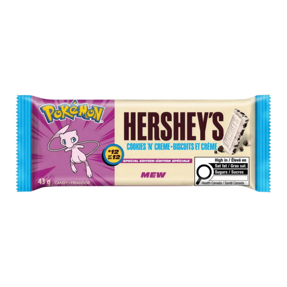 Hershey's Special Edition Pokemon Cookies n Crème Bar - 1.52oz (43g)