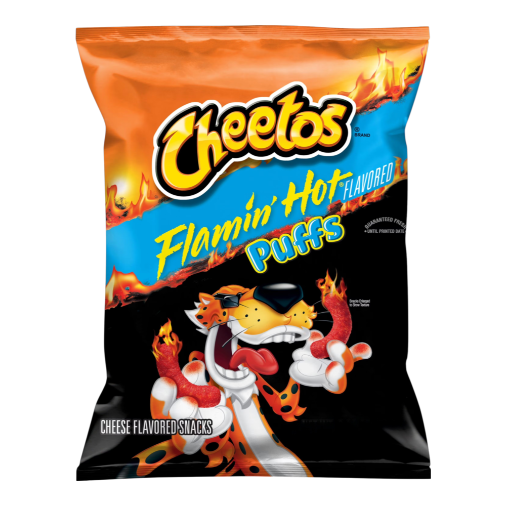 Cheetos Flamin' Hot Puffs (Australia) - 8oz (226.9g)