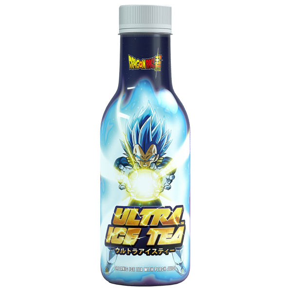 Dragon Ball Super Ultra Ice Tea - Vegeta - Black Tea and Peach Flavour - 500 ml
