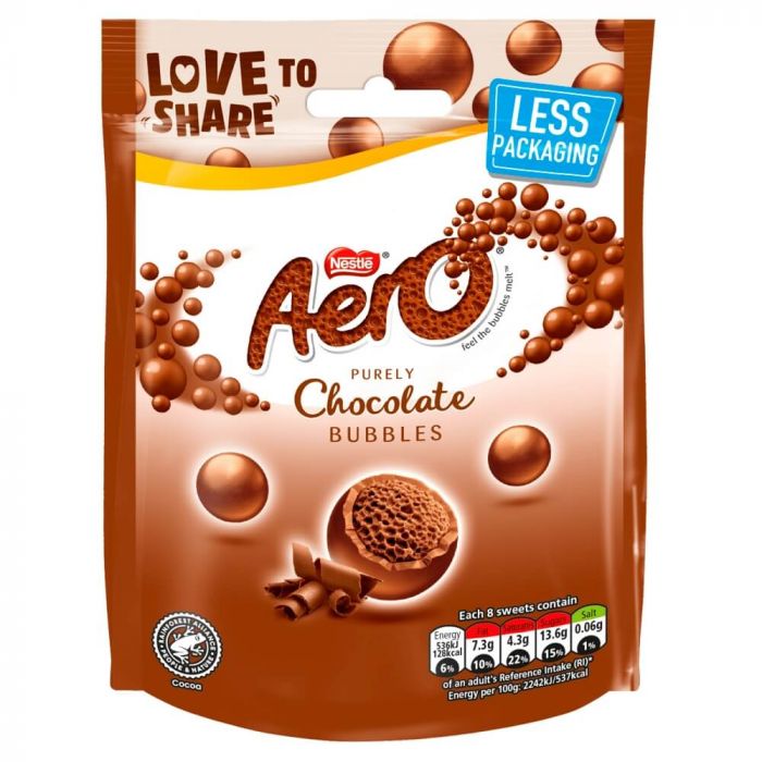 Aero Bubbles Milk Chocolate Pouch 92g