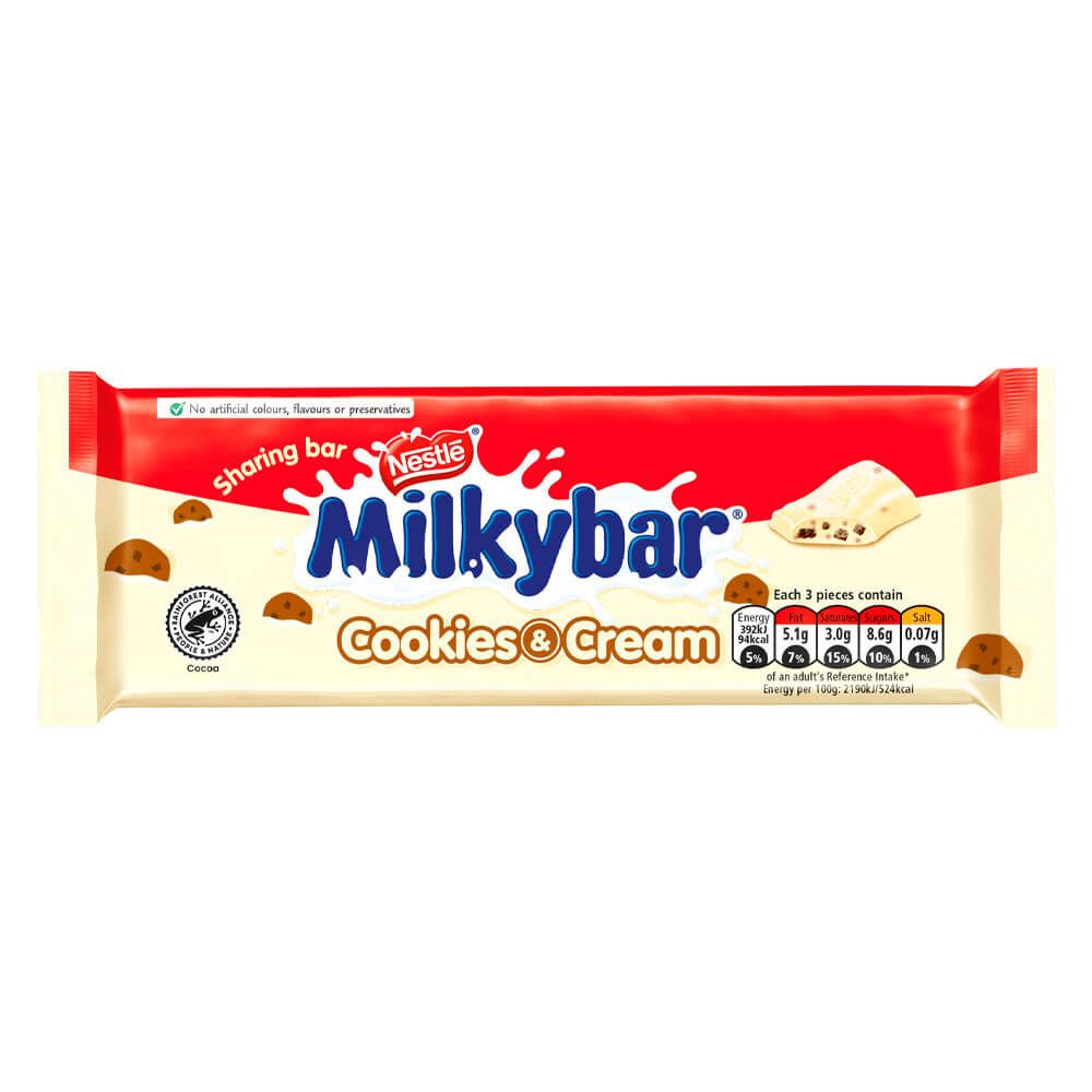 Milkybar Cookies & Cream Sharing Bar 90g
