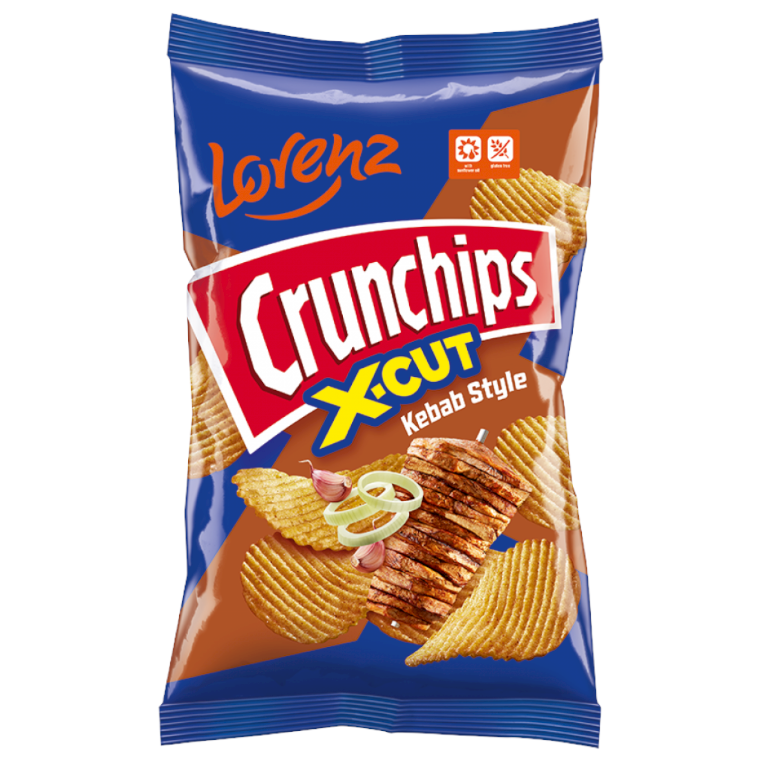 Lorenz Crunchips X-Cut Kebab Style - 4.2oz (120g)