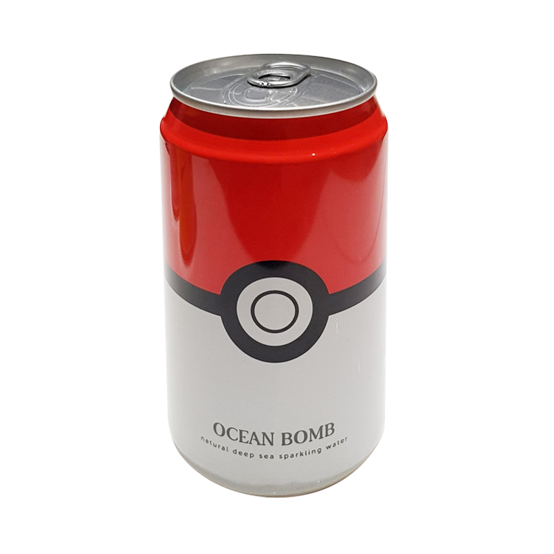 Ocean Bomb Pokemon Pokeball Original Sparkling Water - 12fl.oz (355ml)