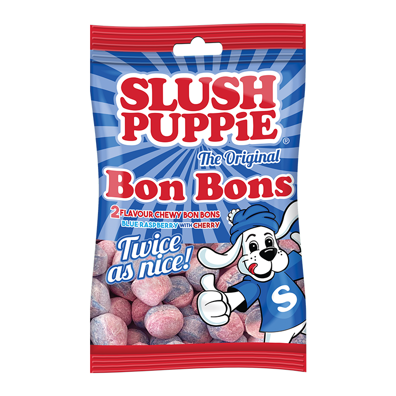Slush Puppie Blue Raspberry & Cherry Bon Bons - 4.4oz (125g)