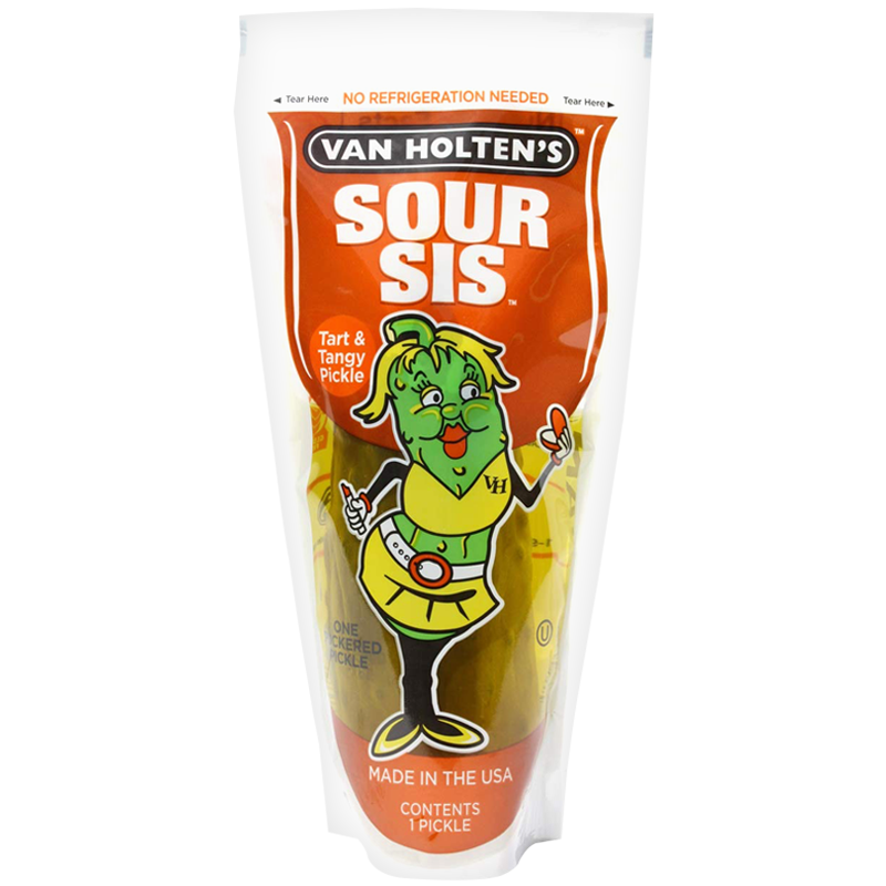 Van Holten's King Size Pickle In-a-Pouch - Sour Sis
