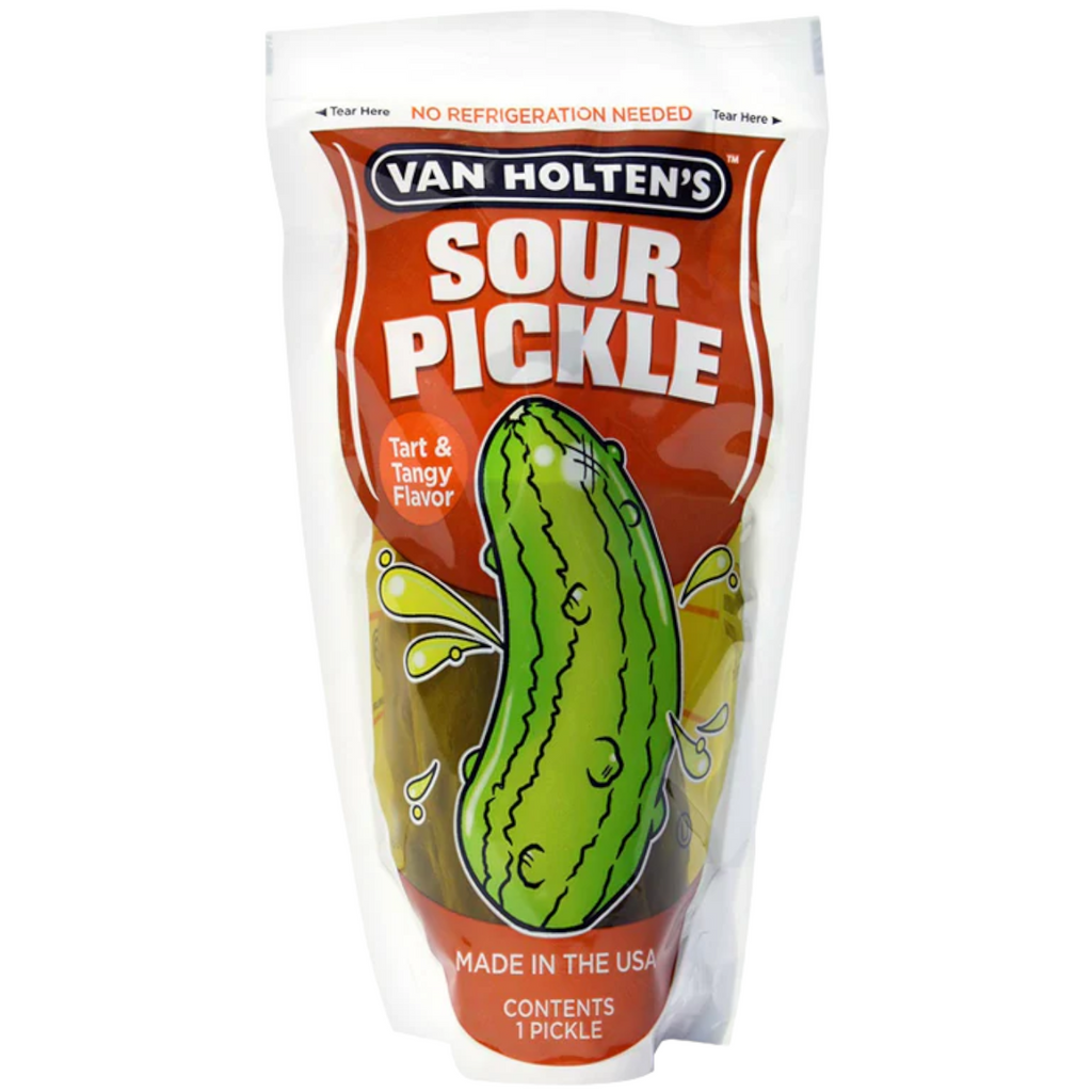 Van Holten's Large Sour Tart & Tangy Pickle In-a-Pouch
