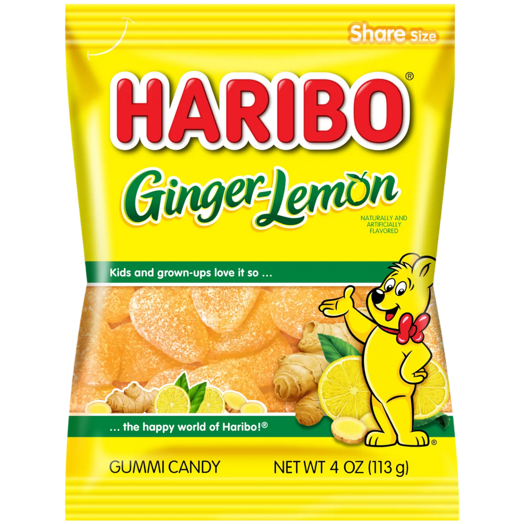 Haribo Ginger-Lemon Gummies - 4oz (113g)