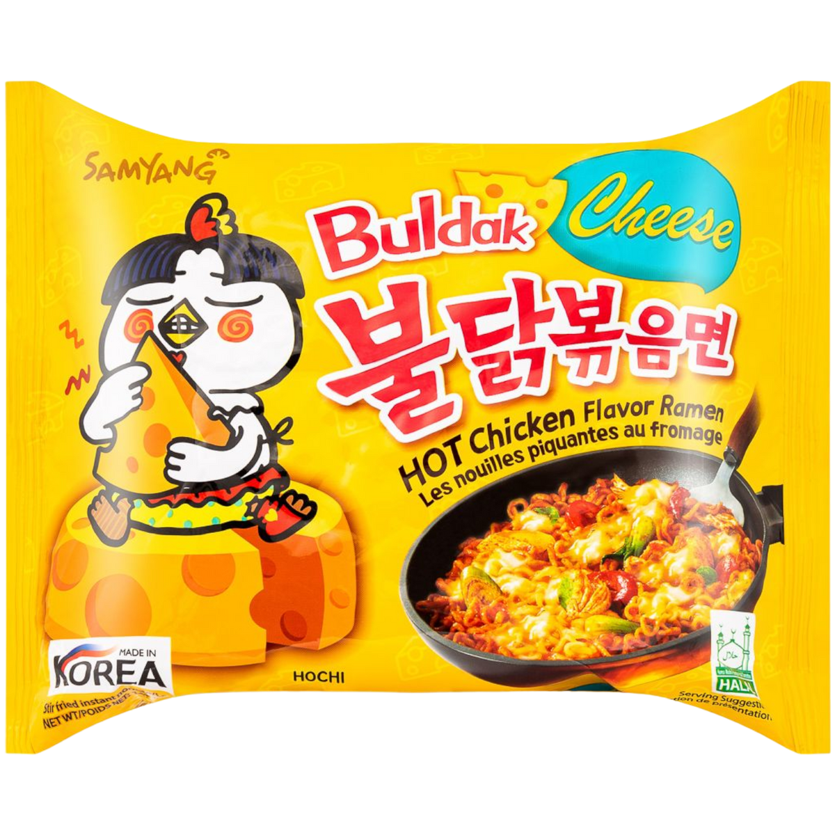 Samyang Buldak Cheese Flavour Hot Chicken Ramen 4 9oz 140g Poppin Samyang Buldak Cheese Flavour Hot Chicken Ramen 4 9oz 140g Poppin