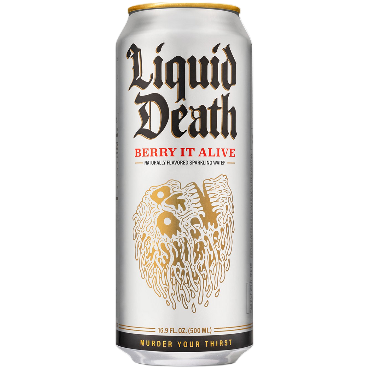 Liquid Death Berry It Alive Flavoured Sparkling Water 16.9fl.oz (500 Poppin Candy