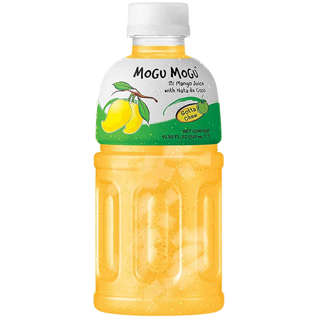 Mogu Mogu Mango Flavoured Drink with Nata de Coco - 10.8fl.oz (320ml)