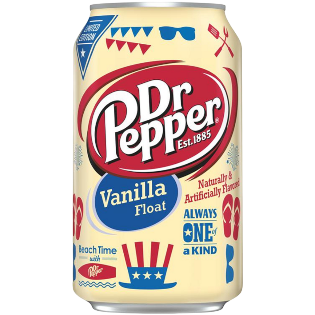 Dr Pepper Vanilla Float - 12fl.oz (355ml) [LIMITED EDITION] BB 11 DEC 23