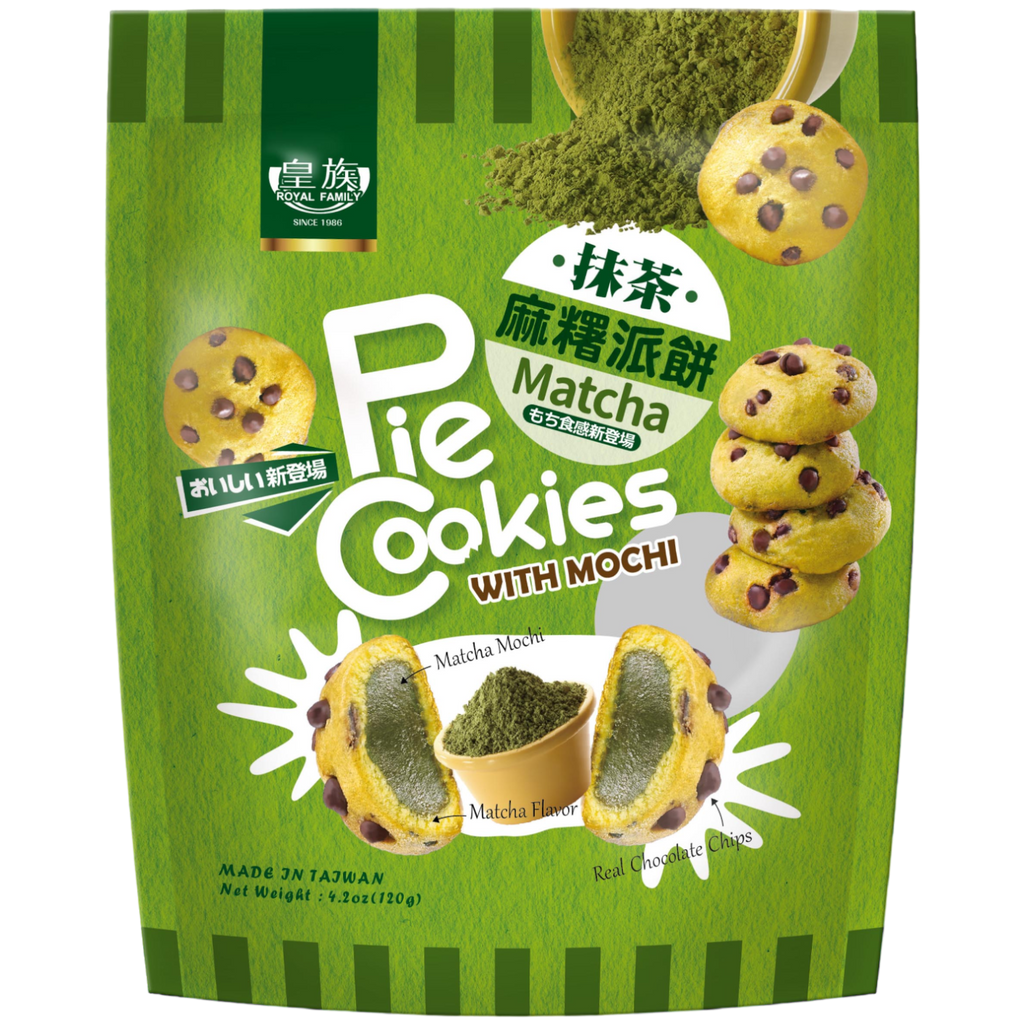 Royal Family Pie Cookies with Matcha Mochi - 120g