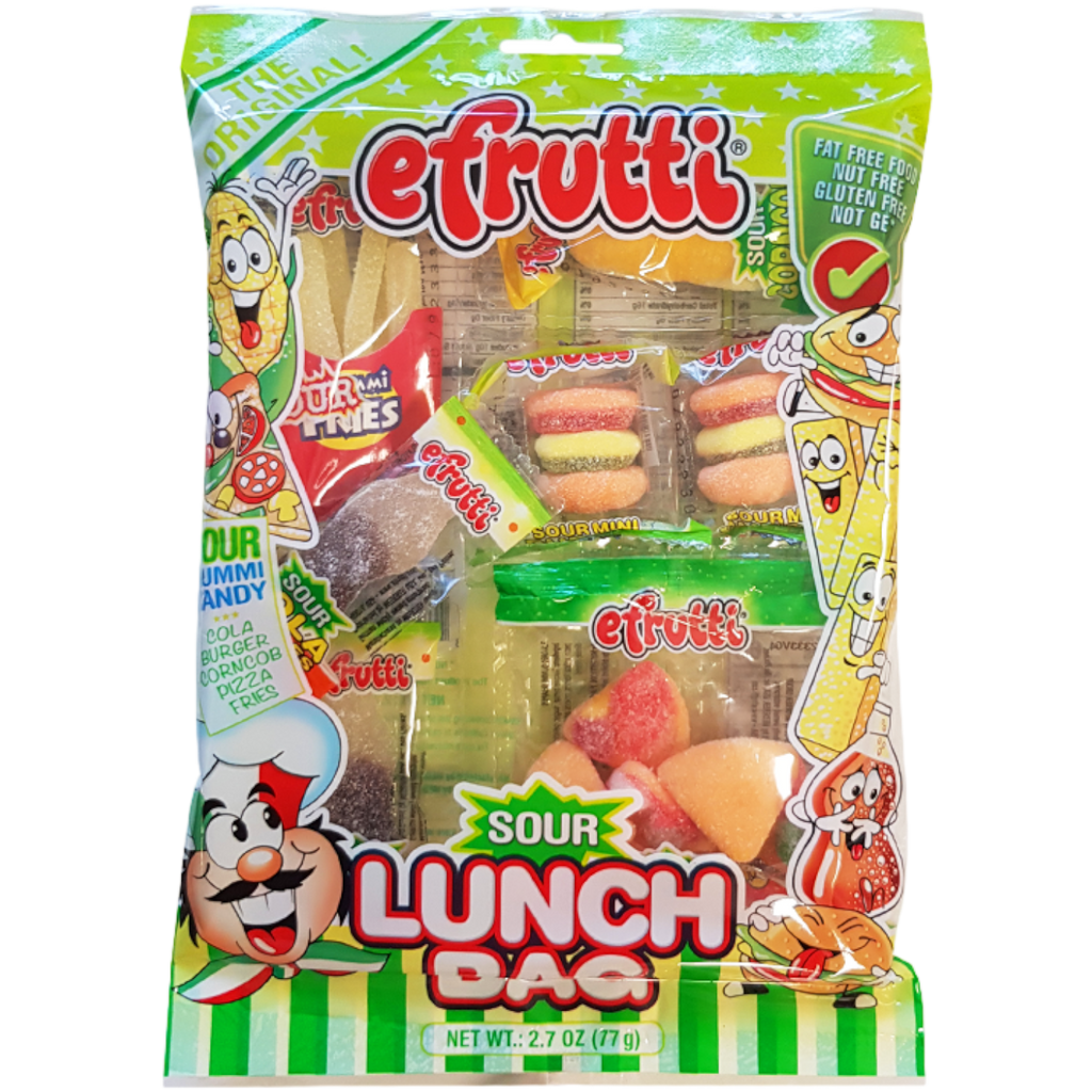 E.Frutti Sour Gummi Lunch Bag - 2.7oz (77g)