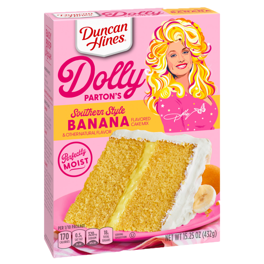 Dolly Parton's Southern Style Banana Flavoured Cake Mix - 15.25oz (432g)