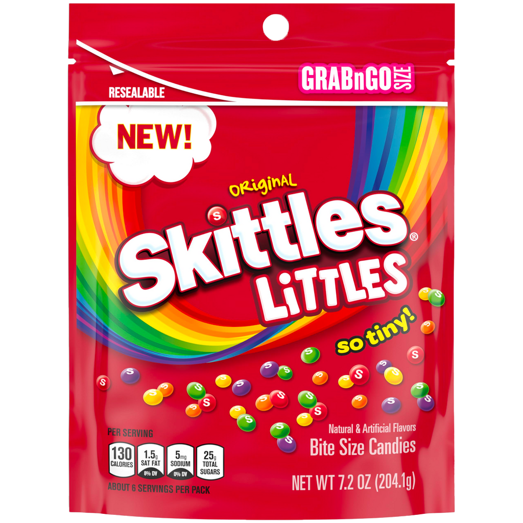 Skittles Littles Grab 'N' Go Share Bag - 7.2oz (204.1g)