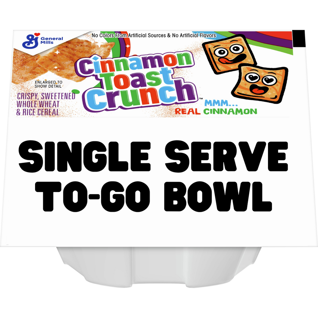 Cinnamon Toast Crunch Single Serve To-Go Cereal Bowl - 1oz (28g) BB: 15/02/2024