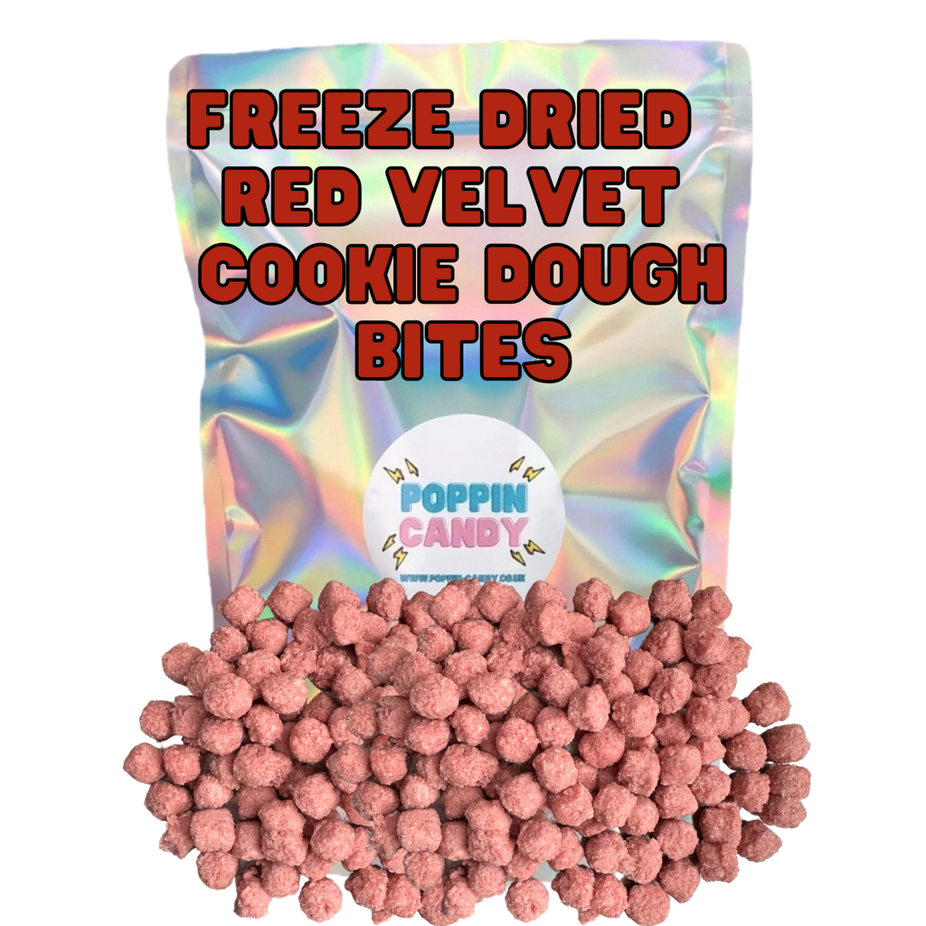 Freeze Dried Red Velvet Cookie Dough Bites