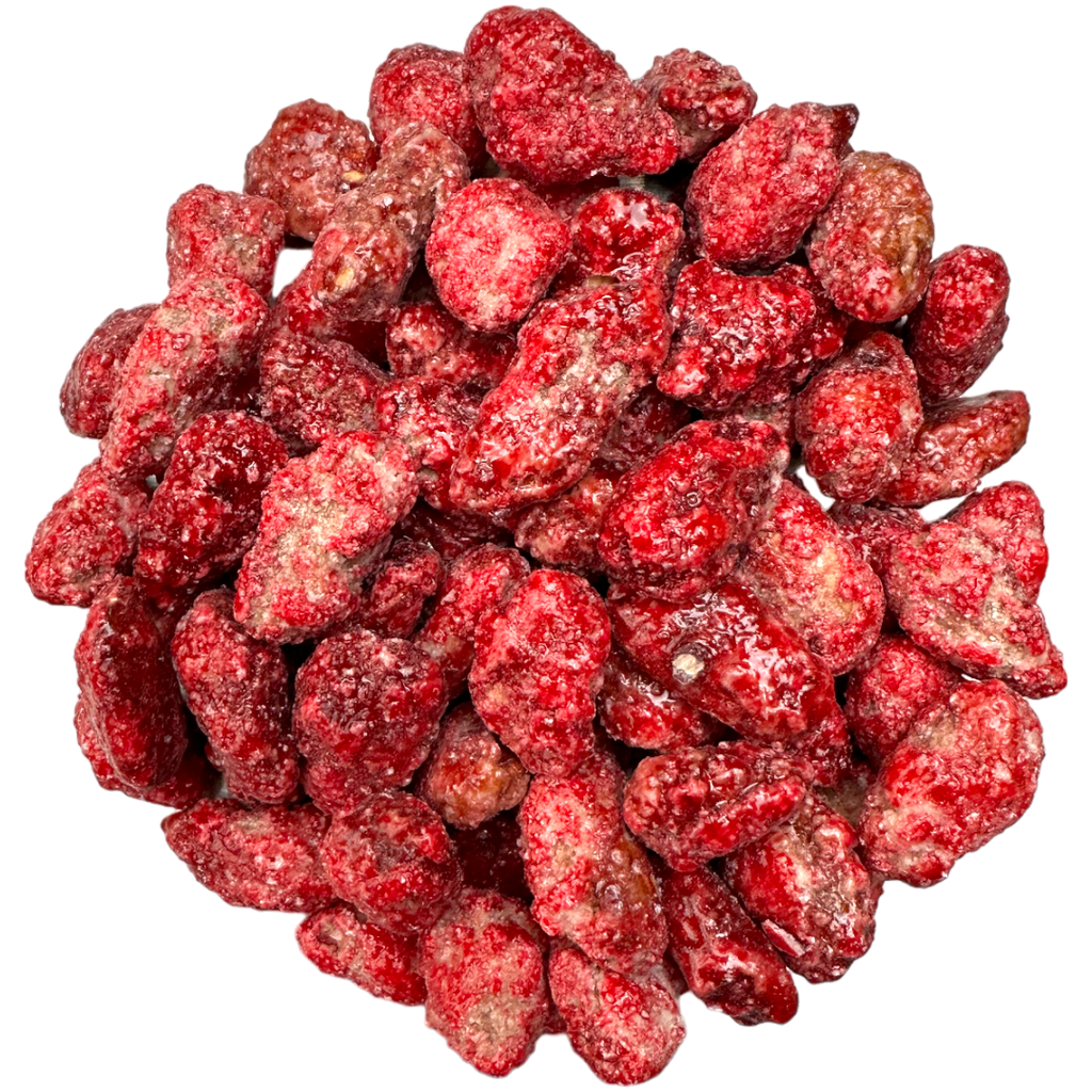 Raspberry Balsamic Flavoured Premium Handmade Caramelised Roasted Almonds - 2.82oz (80g)