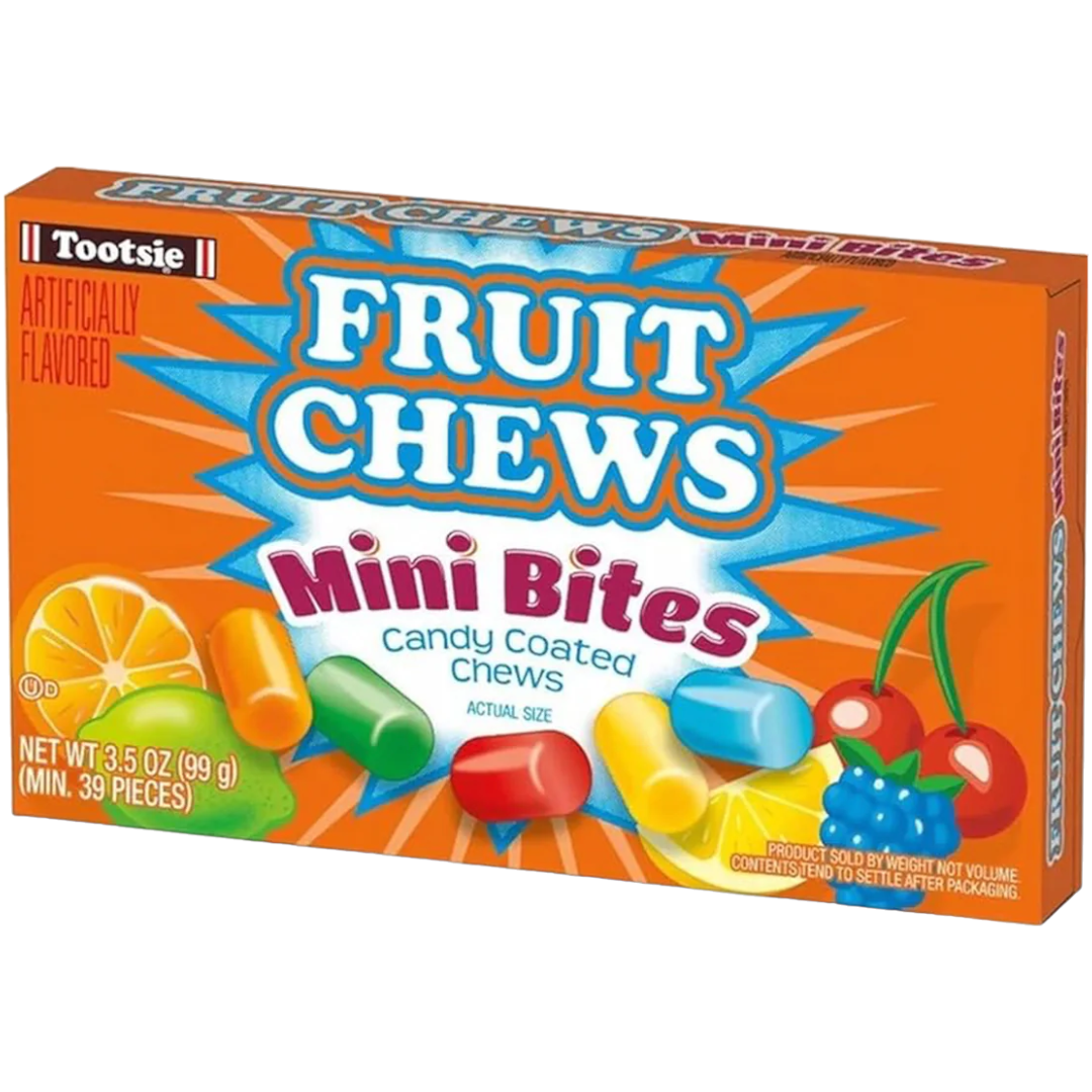 Tootsie Fruit Chews Mini Bites Theatre Box - 3.5oz (99g)