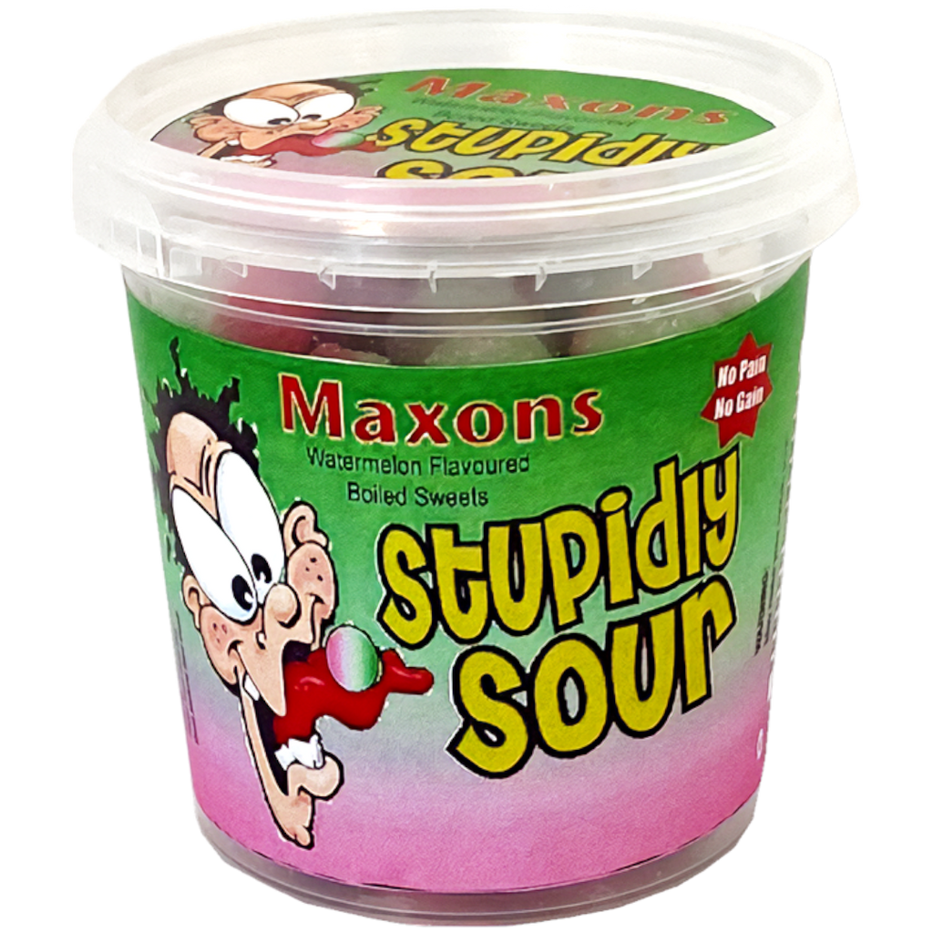 Maxons Stupidly Sour Watermelon Boiled Sweets - 2.64oz (75g)