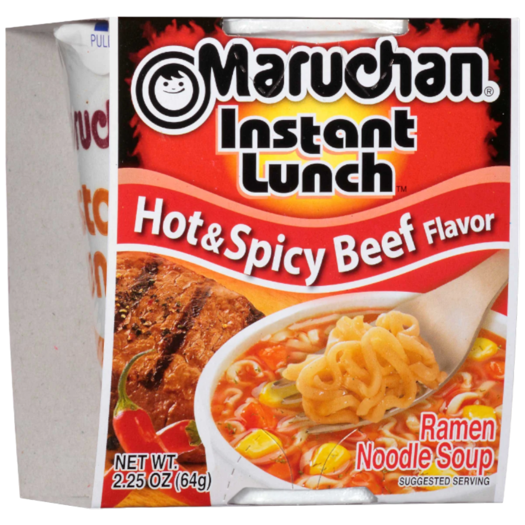 Maruchan Hot & Spicy Beef Flavour Instant Lunch Ramen Noodles - 2.25oz ...