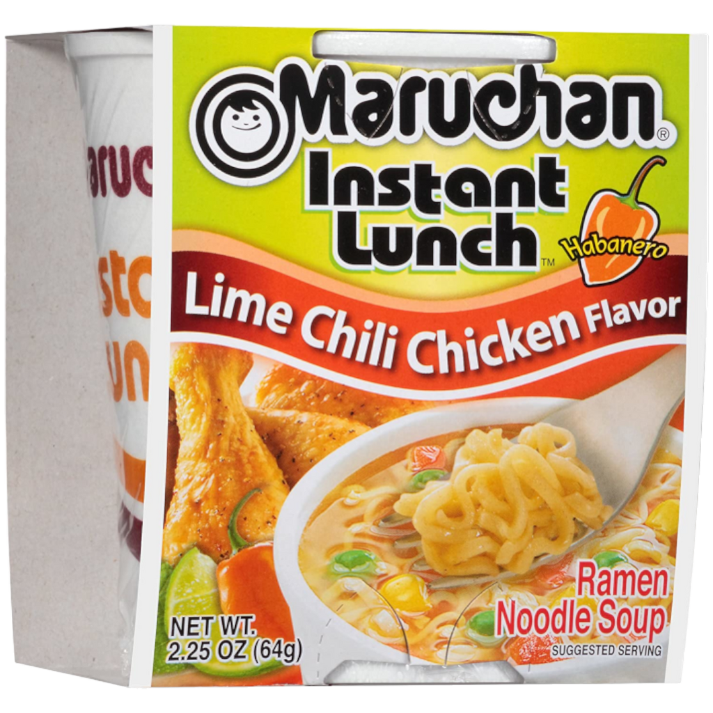 Maruchan - Lime Chili Flavour with Chicken Instant Lunch Ramen Noodles - 2.25oz (64g)