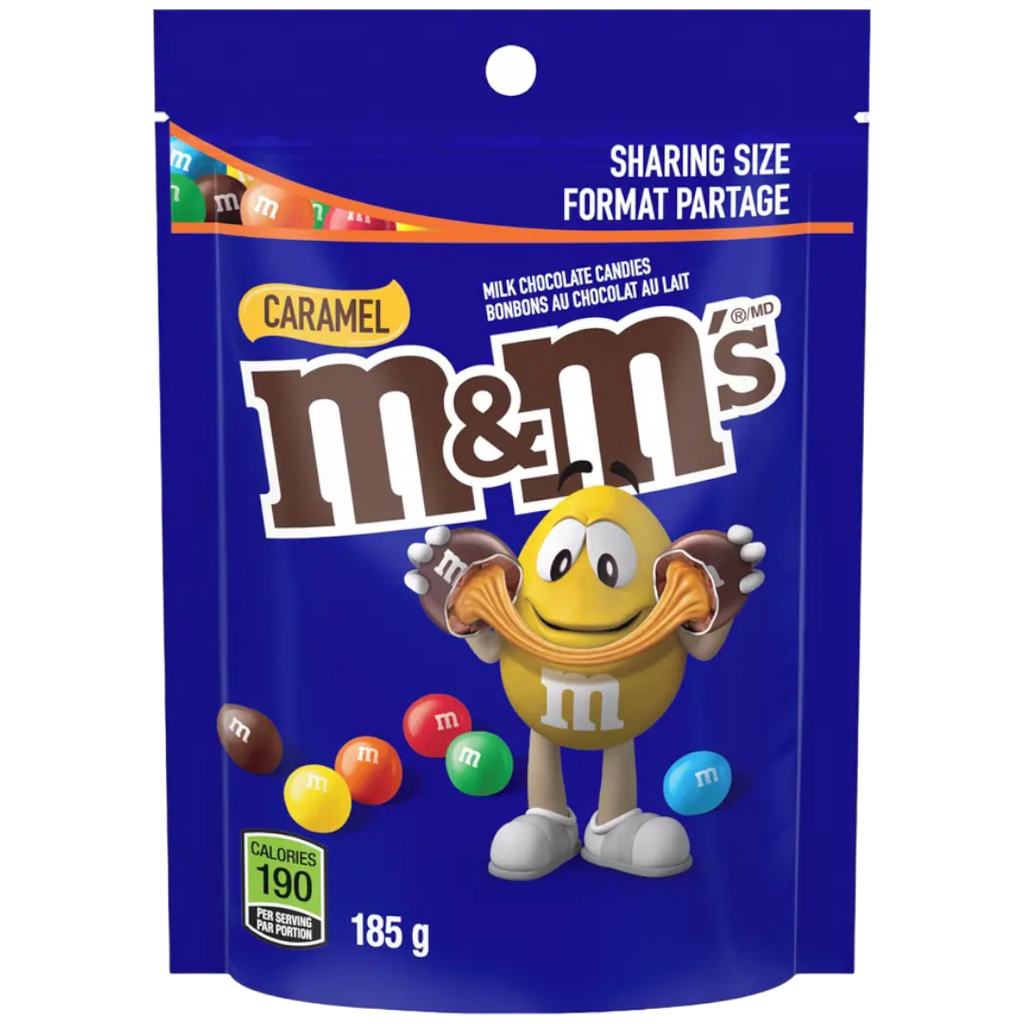 M&M's Caramel Sharing Bag (Canada) - 6.52oz (185g)