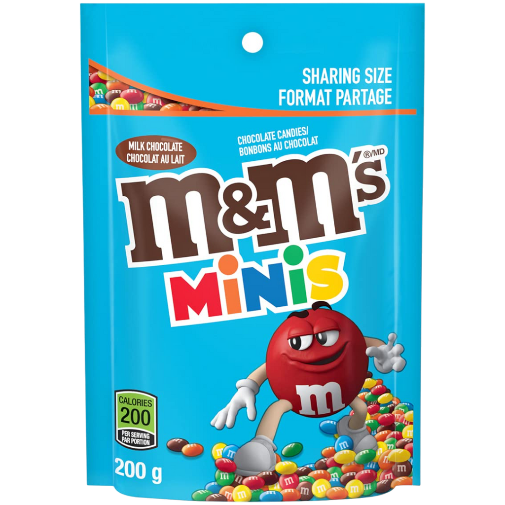 M&M's Minis Milk Chocolate Sharing Bag (Canada) - 7.05oz (200g)