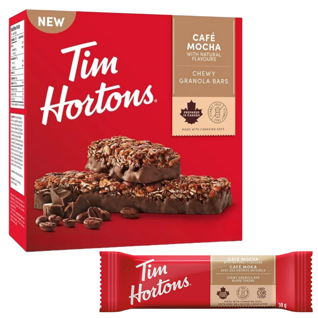 Tim Hortons Cafè Mocha Chewy Granola Bar SINGLE (Canada) - 1.05oz (30g)