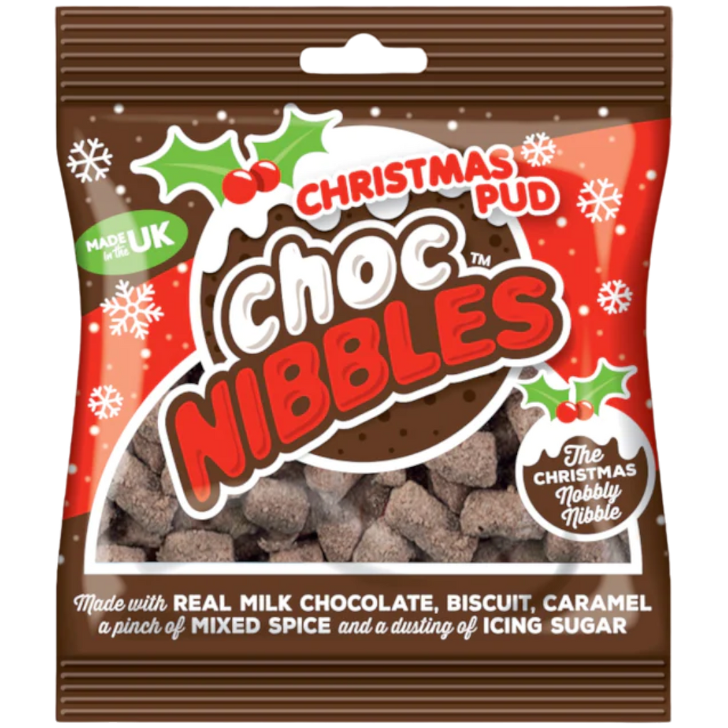 Christmas Pud Choc Nibbles Bag - 5.29oz (150g)