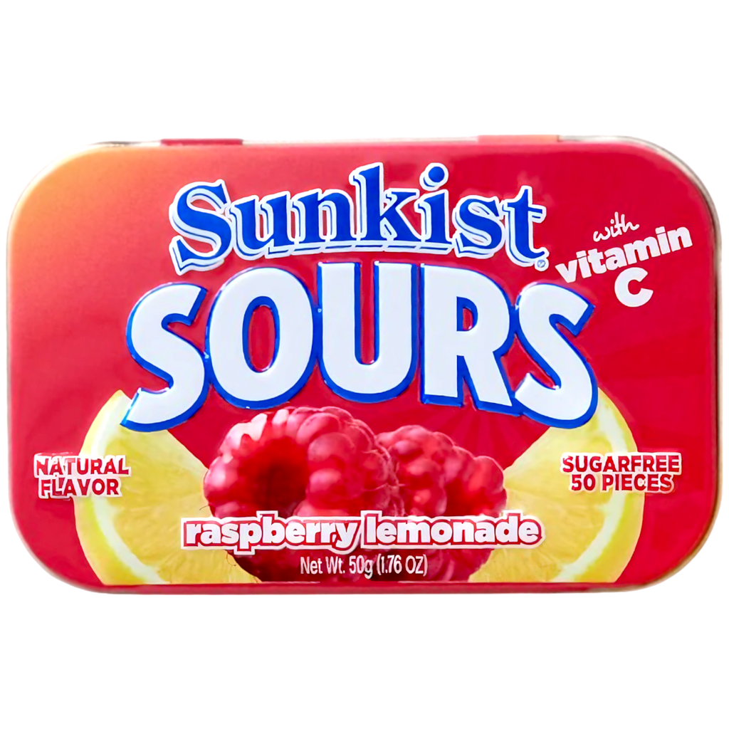 Sunkist Sours Raspberry Lemonade (Canada) - 1.76oz (50g)