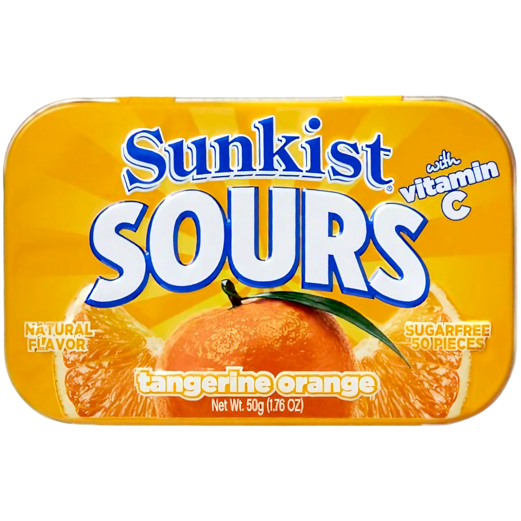 Sunkist Sours Tangerine Orange (Canada) - 1.76oz (50g)