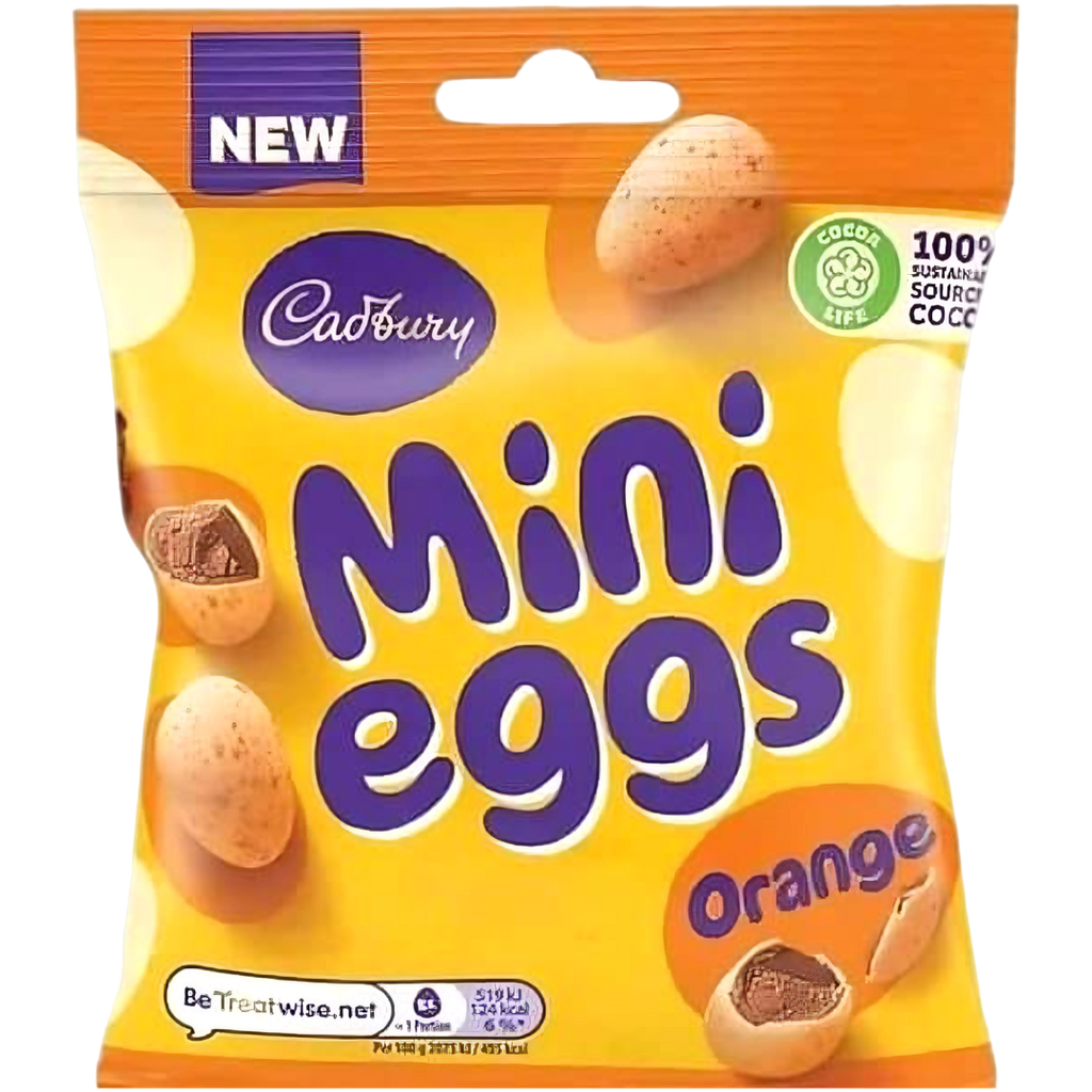 Cadbury Orange Mini Eggs Bag - 2.82oz (80g)