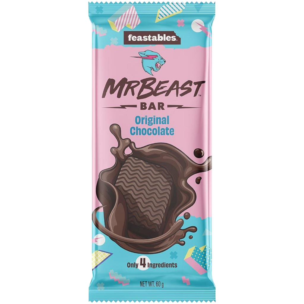 Mr Beast Feastables Original Chocolate Bar - 2.11oz (60g)