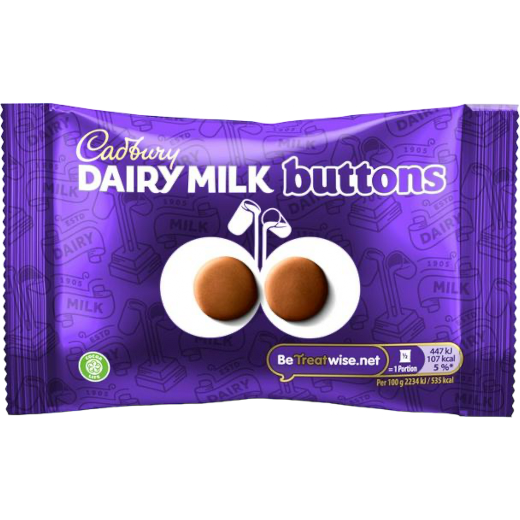 Cadbury Dairy Milk Giant Chocolate Buttons Bag - 1.4oz (40g)