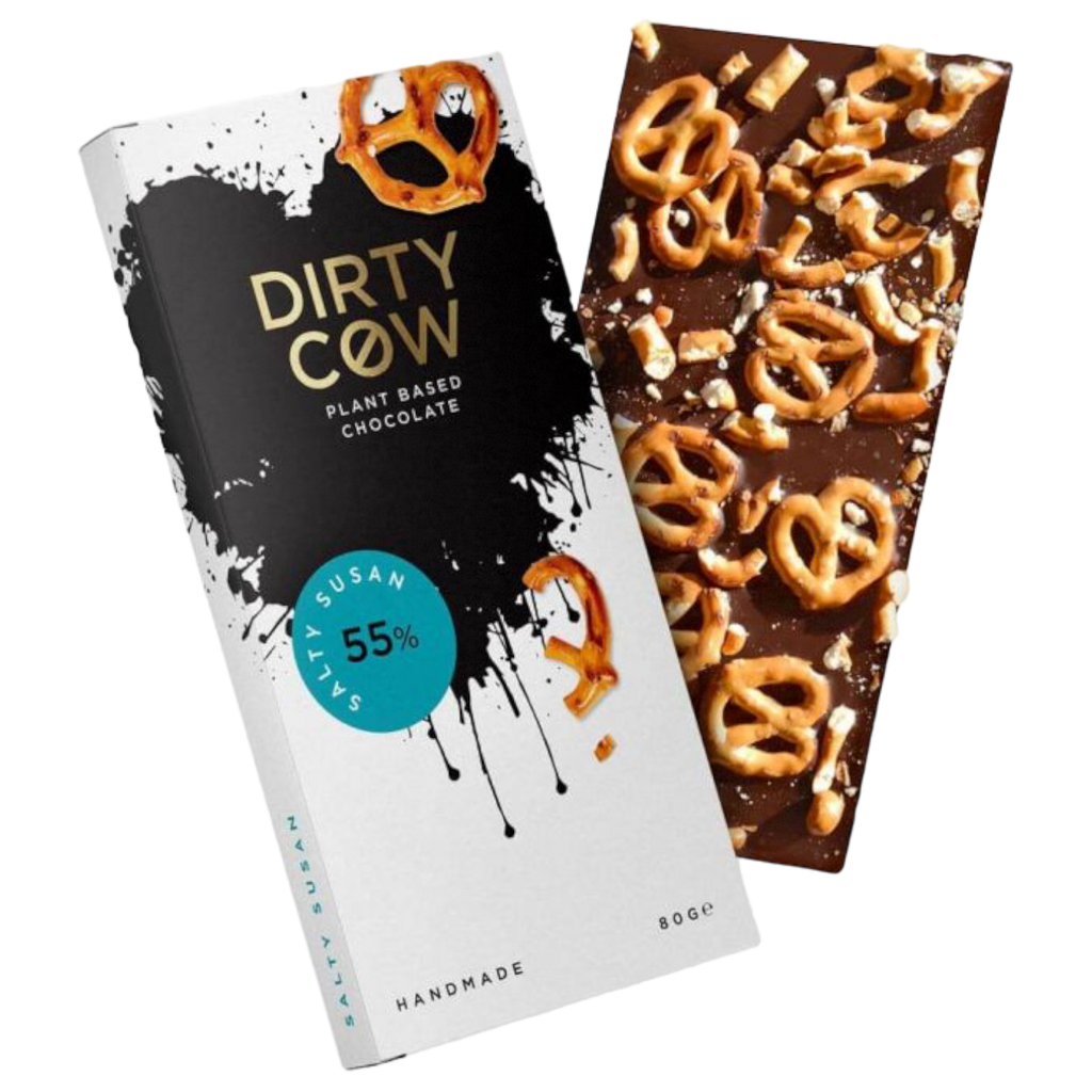 Dirty Cow Salty Susan Plant Based Chocolate Bar - 2.8oz (80g)