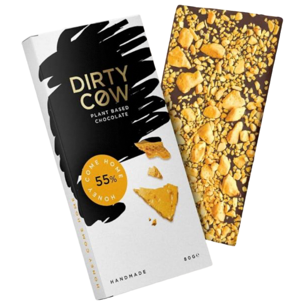 Dirty Cow Honey Come Home Plant Based Chocolate Bar - 2.8oz (80g)