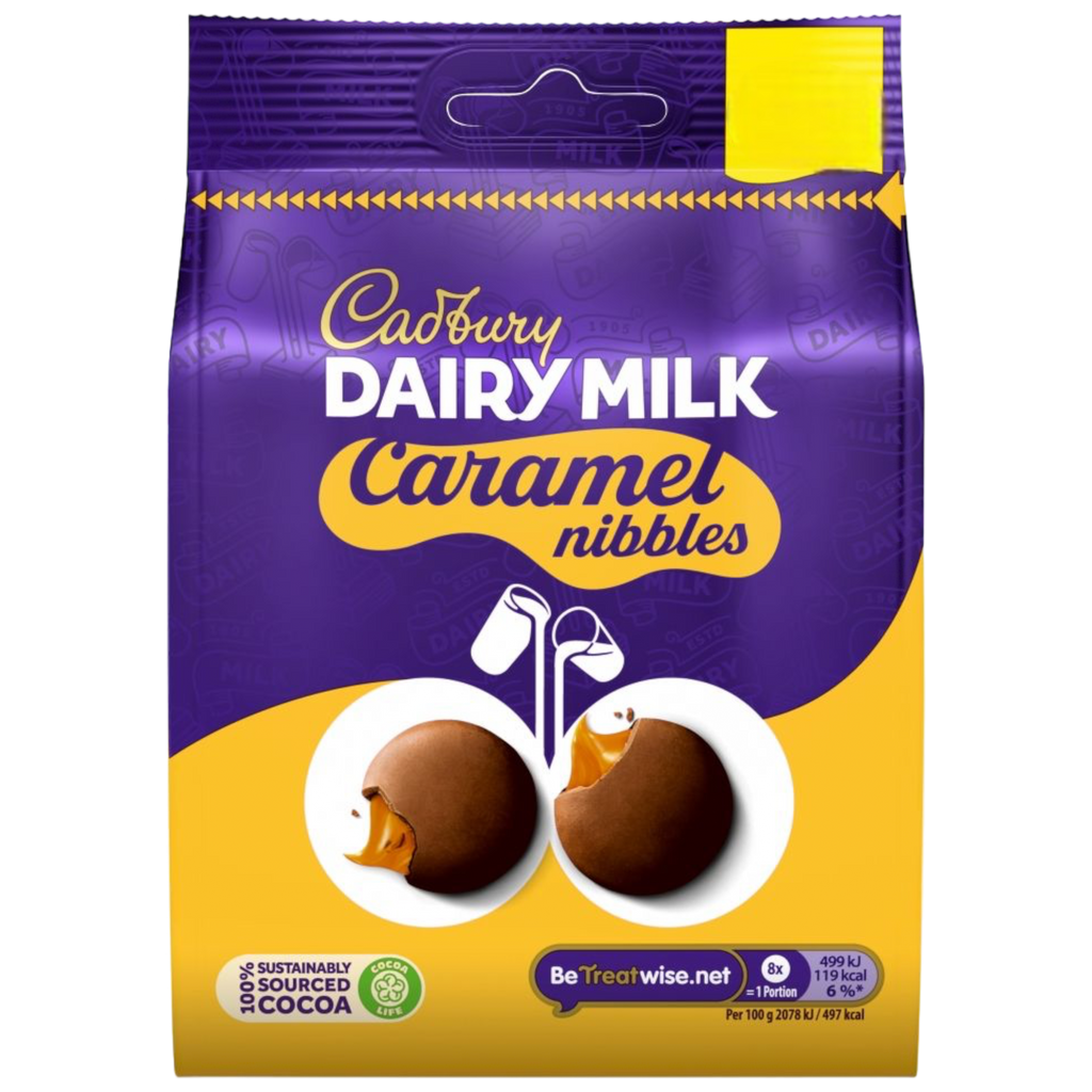 Cadbury Dairy Milk Caramel Nibbles Bag - 3.3oz (95g)