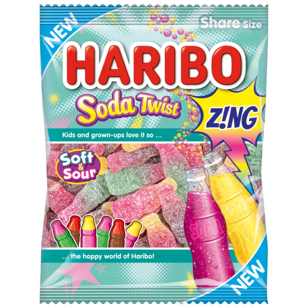 Haribo Soda Twist Zing - 5.6oz (160g)