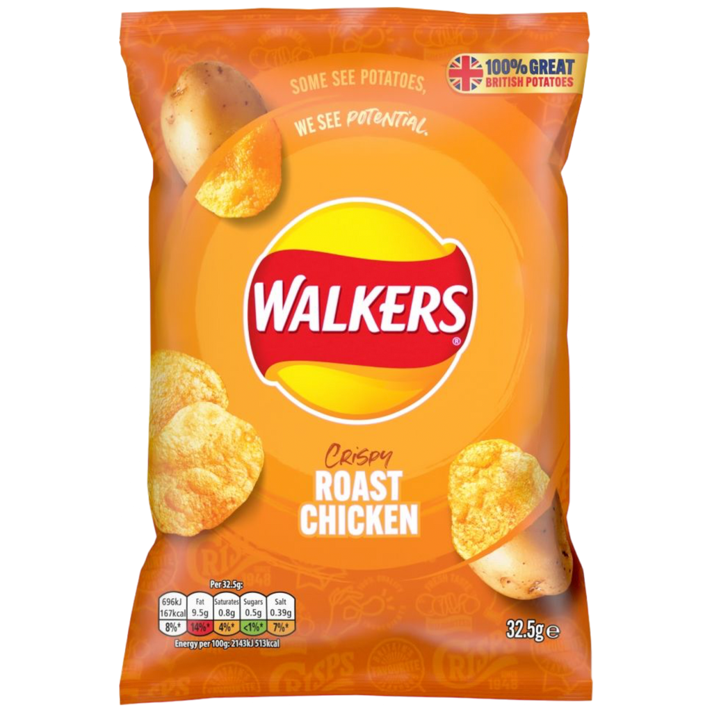 Walkers Roast Chicken Crisps - 1.1oz (32.5g)