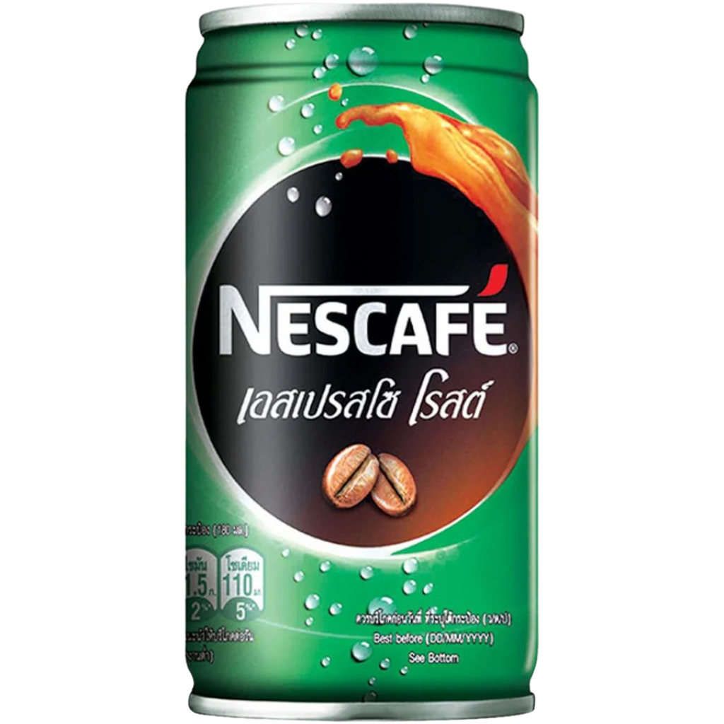 Nescafe Ready-To-Drink Espresso Can (Thailand) - 6fl.oz (180ml)