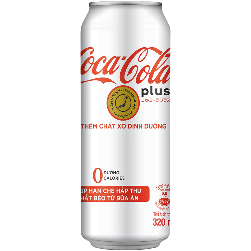 Coca Cola Plus Zero Calories (Vietnam) - 10.8fl.oz (320ml)