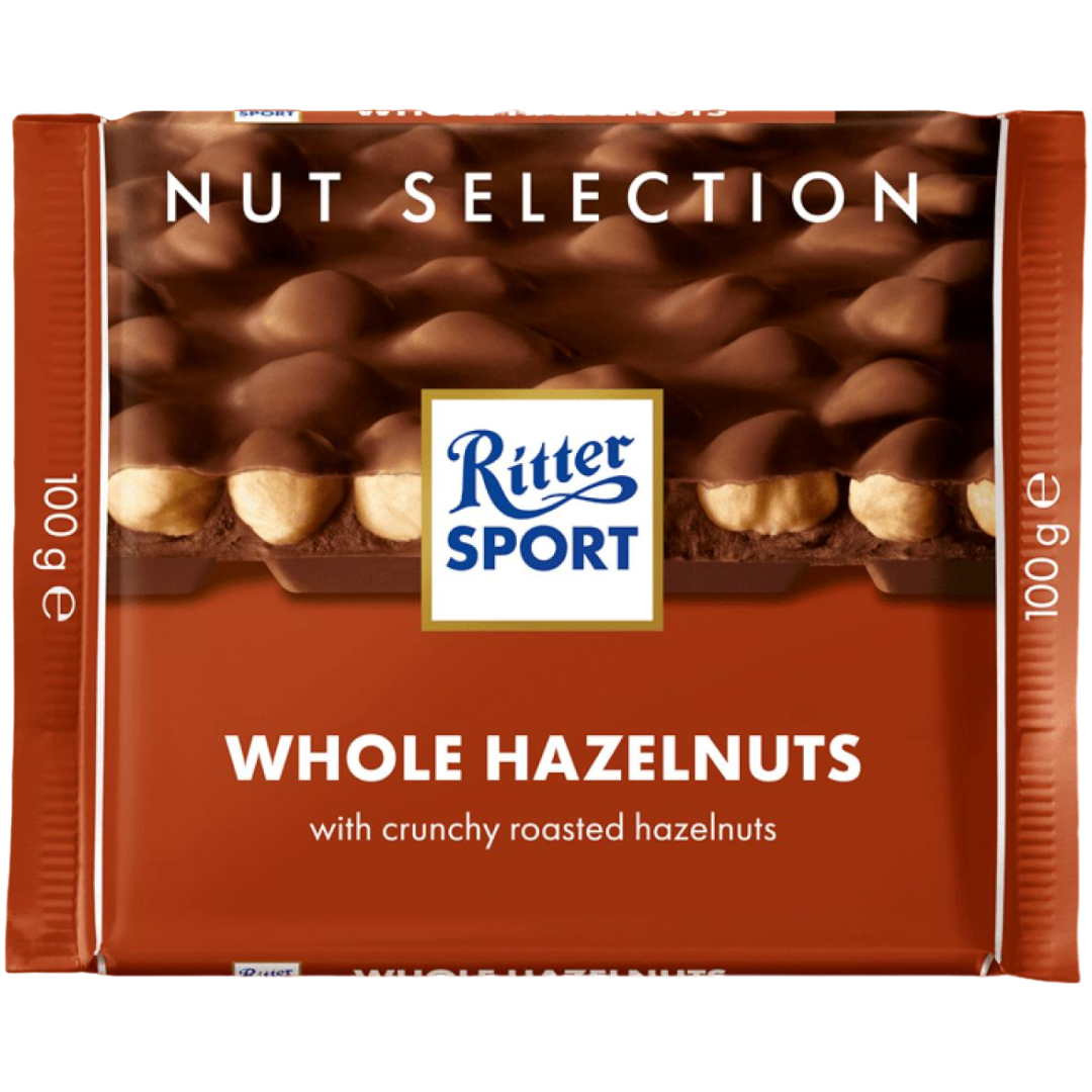 Ritter Sport Whole Hazelnuts - 3.52oz (100g)