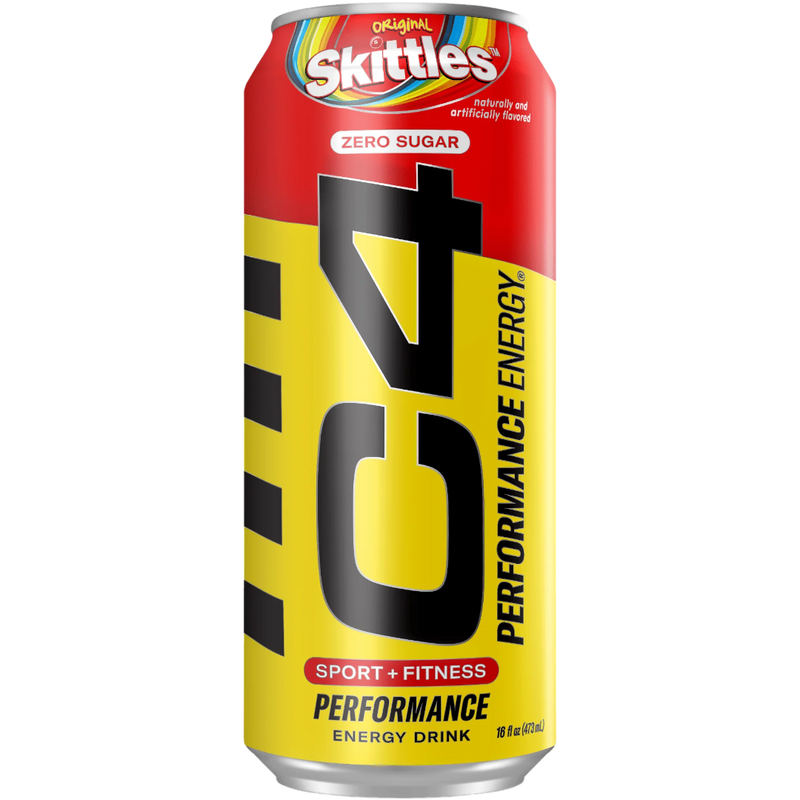 Cellucor C4 Skittles Flavour Zero Sugar Energy Drink - 16fl.oz (473ml)