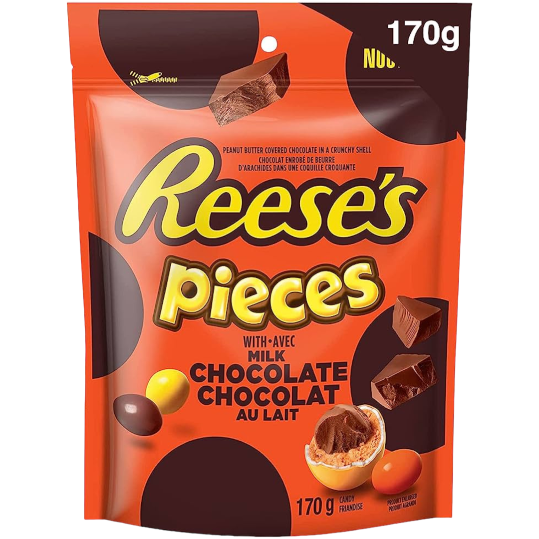 Reese's Pieces with Milk Chocolate (Canada) - 6oz (170g)