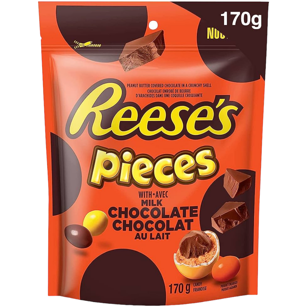 Reese's Pieces with Milk Chocolate (Canada) - 6oz (170g)