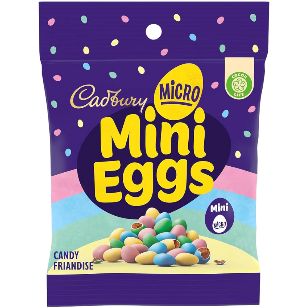 Cadbury Micro Mini Eggs Peg Bag (Canada) - 3.17oz (90g)