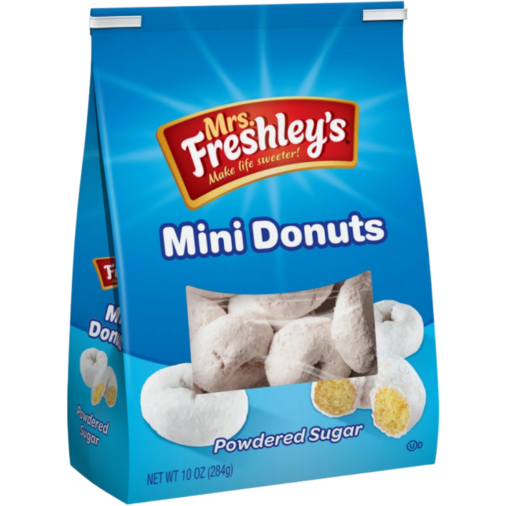 Mrs Freshley's Powdered Mini Donuts Share Bag - 10oz (284g)