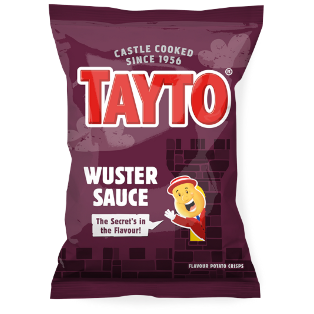 Tayto Wuster Sauce Crisps - 1.14oz (32.5g)