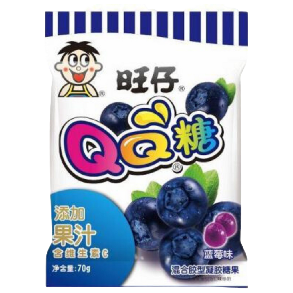 Want Want QQ Blueberry Gummies - 2.4oz (70g)